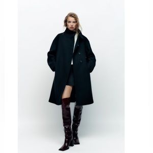 ZARA Wool High Collar Coat